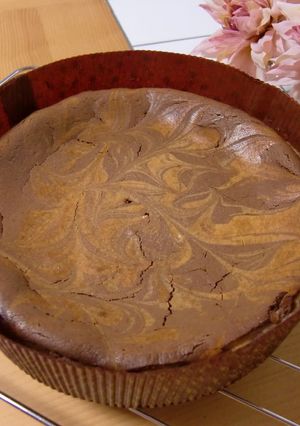 チョコ☆マーブルチーズケーキ♪-レシピのメイン写真