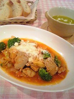 マグロのアラと野菜のトマト煮込み-レシピのメイン写真