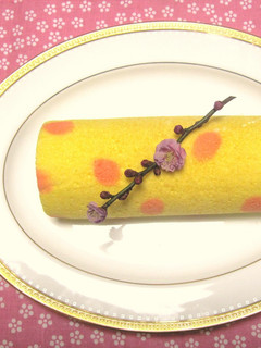 ひな祭り✿簡単!桃の花ロールケーキ✿-レシピのメイン写真