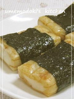 砂糖醤油餅の磯辺巻き-レシピのメイン写真