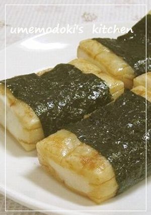 砂糖醤油餅の磯辺巻き-レシピのメイン写真