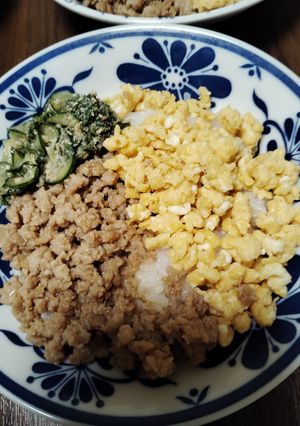 三色そぼろ丼-レシピのメイン写真
