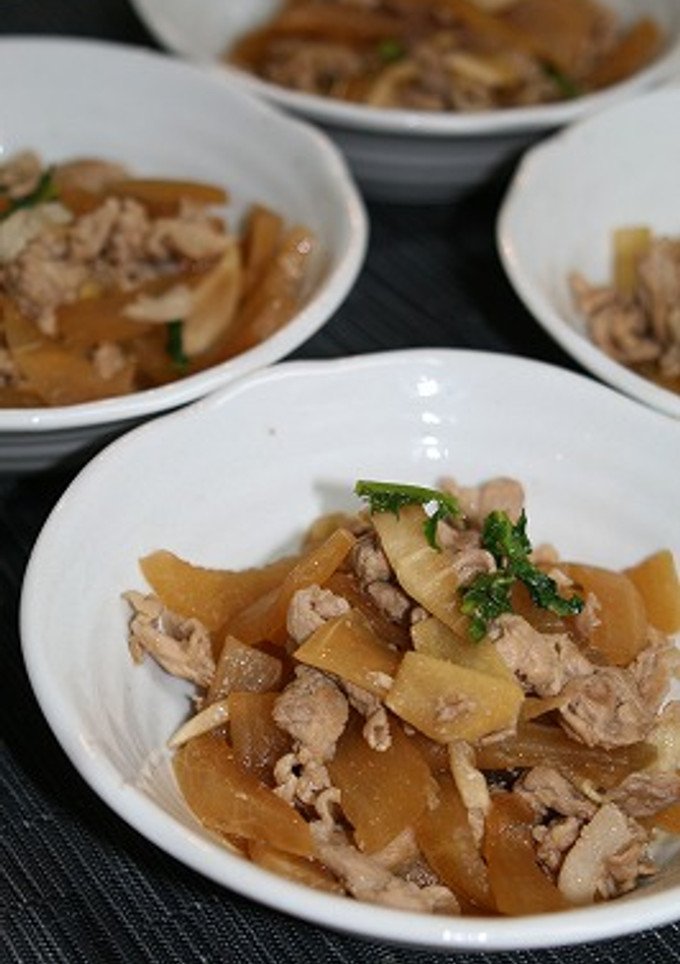 大根と豚肉の炒めもの-レシピのメイン写真
