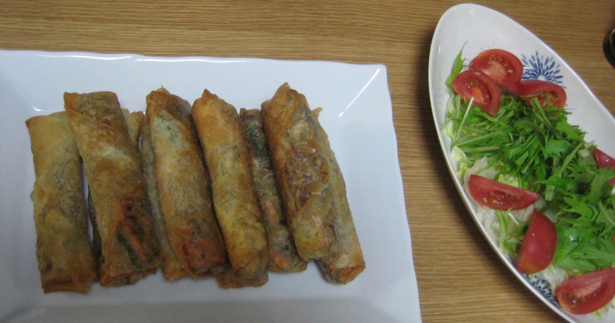 簡単春巻き♪ by takahiro12 【クックパッド】 簡単おいしいみんなの