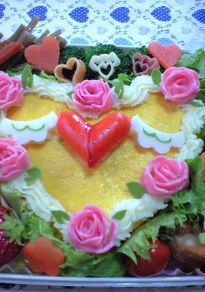 ケーキのようなお弁当-レシピのメイン写真