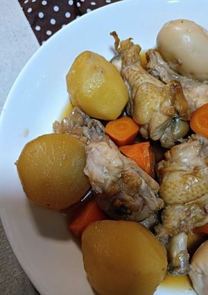 電気圧力鍋de手羽元のさっぱり煮♪-レシピのメイン写真