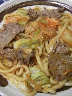 キムチ焼きうどん-レシピのメイン写真