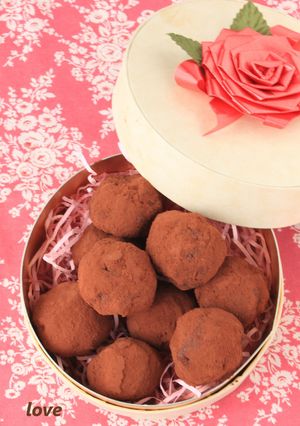 バレンタイン❤簡単!生チョコ?トリュフ-レシピのメイン写真