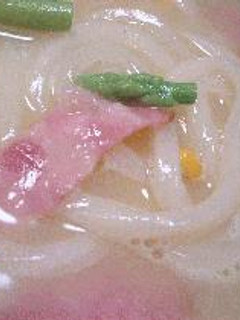 ♪簡単・ヘルシー!コーンポタージュうどん♪-レシピのメイン写真