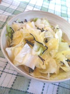 ゆでキャベツと塩昆布の和え物-レシピのメイン写真