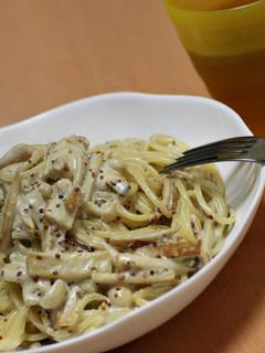 きのこのクリームパスタ-レシピのメイン写真