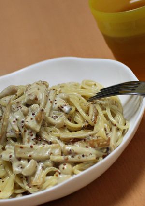 きのこのクリームパスタ-レシピのメイン写真