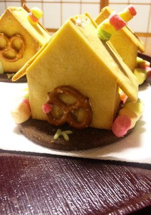 クッキーの小さなお菓子の家☆-レシピのメイン写真