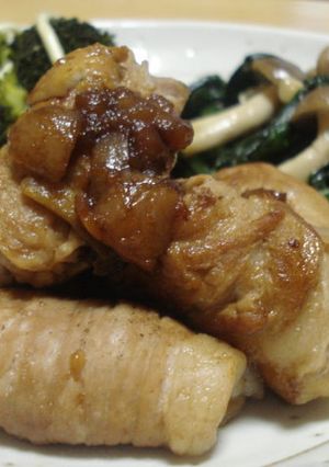 豚肉ポテト巻き～梅照り焼き～-レシピのメイン写真