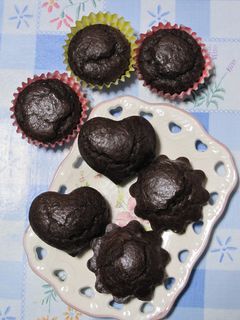 卵不要!米粉で簡単☆チョコマフィン☆-レシピのメイン写真