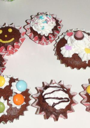 チョコカップケーキ-レシピのメイン写真