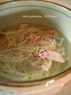 もやしとベーコンのとろ~りスープ-レシピのメイン写真