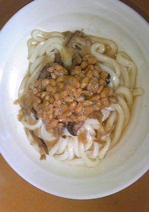 和風きのこと納豆うどん-レシピのメイン写真