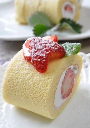お姫さまのイチゴロール♡-レシピのメイン写真