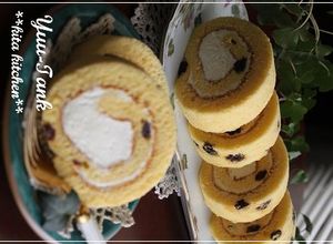 チーズクリーム・ラムレーズンロール♪-レシピのメイン写真
