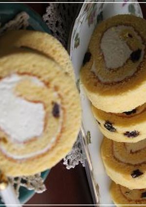 チーズクリーム・ラムレーズンロール♪-レシピのメイン写真