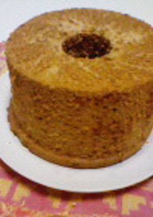 意外に簡単！ココアのシフォンケーキ♪-レシピのメイン写真