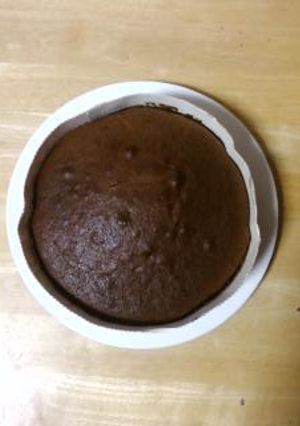 ココアスポンジ(ノンオイル18cm丸型）-レシピのメイン写真