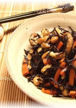 圧力鍋で。ヒジキと大豆の柔らか煮-レシピのメイン写真