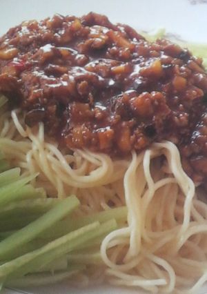 簡単！本格！ジャージャー麺♪-レシピのメイン写真