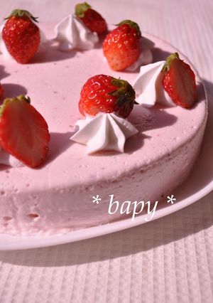 FPで簡単☆苺のヨーグルトムース-レシピのメイン写真