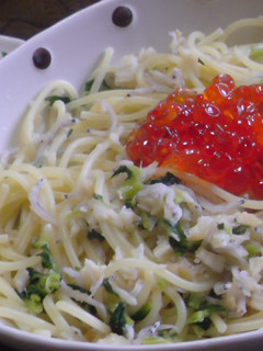 調味料なし♪いくらとさきいかのパスタ-レシピのメイン写真