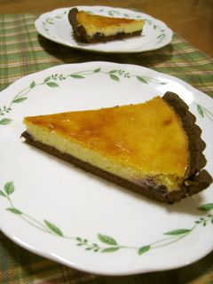 ブルーベリーとチーズのショコラタルト☆-レシピのメイン写真