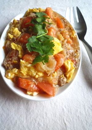 トマトの風味が美味しい麻婆春雨-レシピのメイン写真