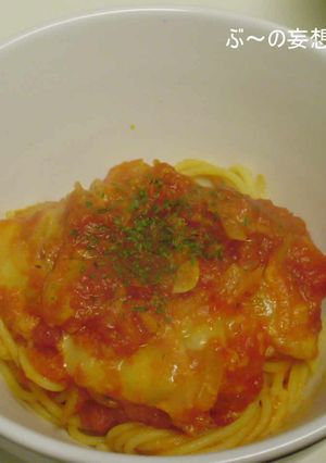 トマトとチーズのパスタ-レシピのメイン写真
