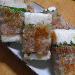 รูปของ 大葉＆肉巻きはんぺん