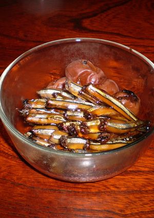 きびなごの梅干煮-レシピのメイン写真