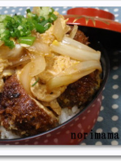 デカ盛り!凍り豆腐カツ丼!-レシピのメイン写真