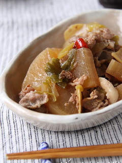 大根と豚肉のピリ辛旨煮-レシピのメイン写真