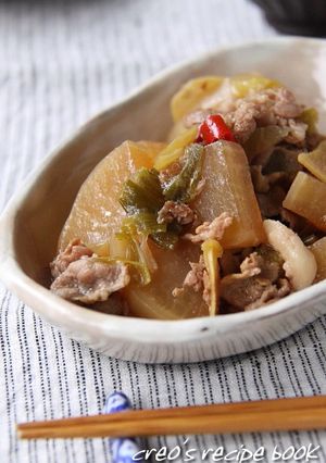 大根と豚肉のピリ辛旨煮-レシピのメイン写真