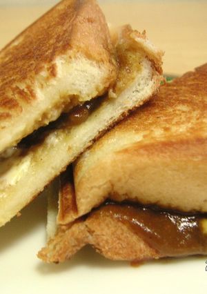 カレー＆クリームチーズのホットサンド-レシピのメイン写真