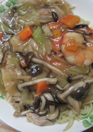安くで豪華！！フカヒレ餡かけ麺-レシピのメイン写真