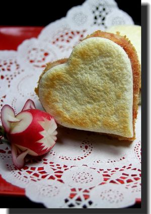 バレンタインホットサンド-レシピのメイン写真