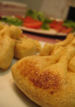 血液サラサラ☆キムチ納豆きんちゃく♪-レシピのメイン写真
