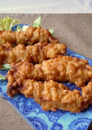 ウチの鉄板！鶏ささみのカリカリから揚げ-レシピのメイン写真