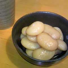 รูปของ 白花豆のおいしい煮豆