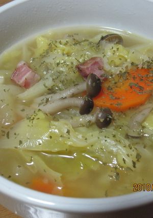 カラダに優しい！野菜たっぷりスープ-レシピのメイン写真