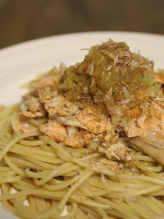 焼き鮭のさっぱり大根おろしパスタ-レシピのメイン写真