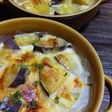 簡単♬材料4つで薩摩芋のスープなグラタン