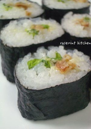 おつまみお弁当に♪イカ天マヨ海苔巻き-レシピのメイン写真