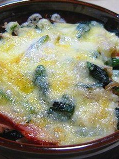 ★ほうれん草のガラムマサラ風味チーズ焼き-レシピのメイン写真